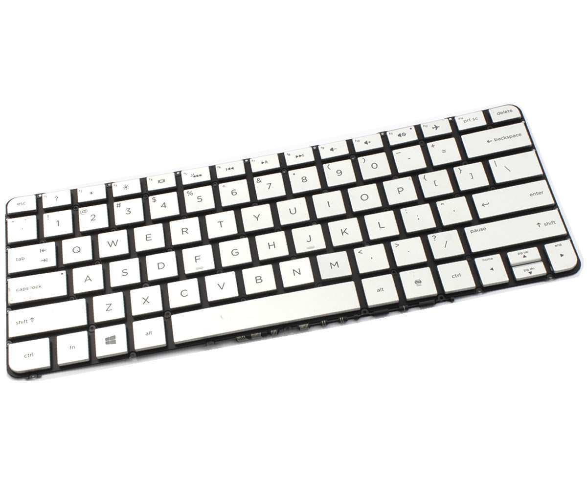 Tastatura HP Spectre 13 4116DX argintie iluminata backlit