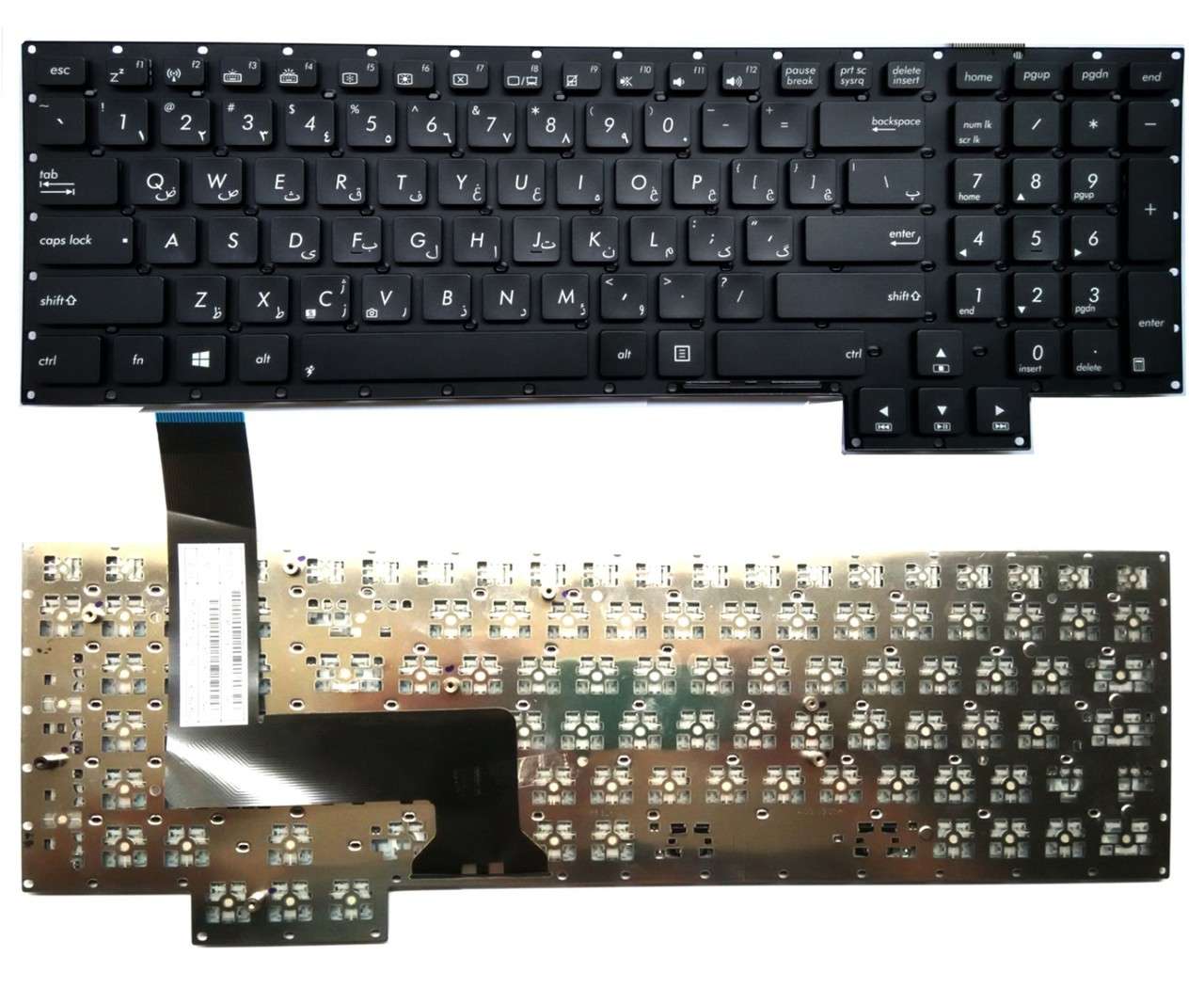Tastatura Asus G750JZ layout US fara rama enter mic