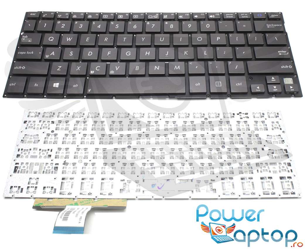 Tastatura Asus 0KNB0 3627US00 layout US fara rama enter mic