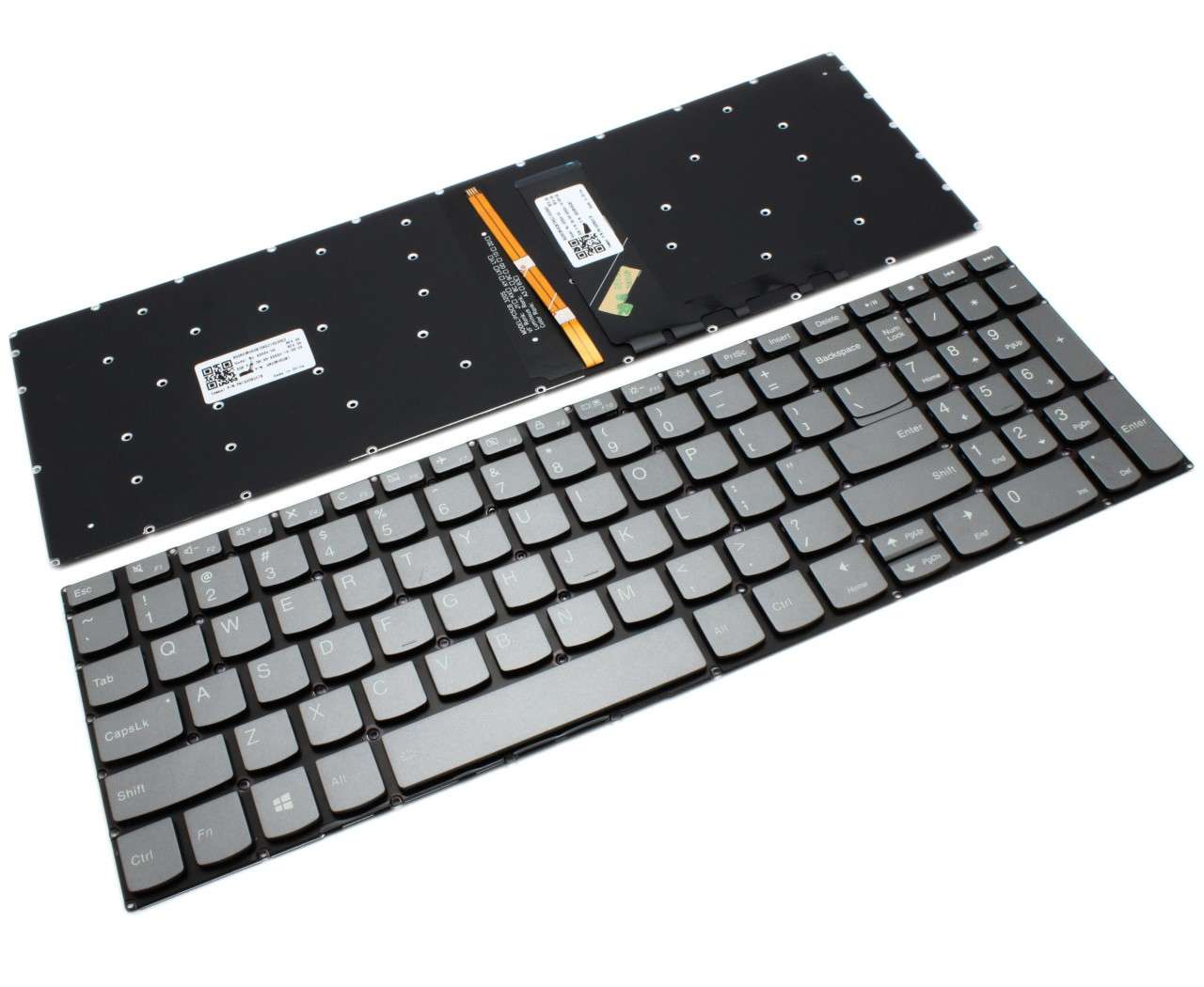 Tastatura Lenovo IdeaPad V330-15 Gri iluminata backlit