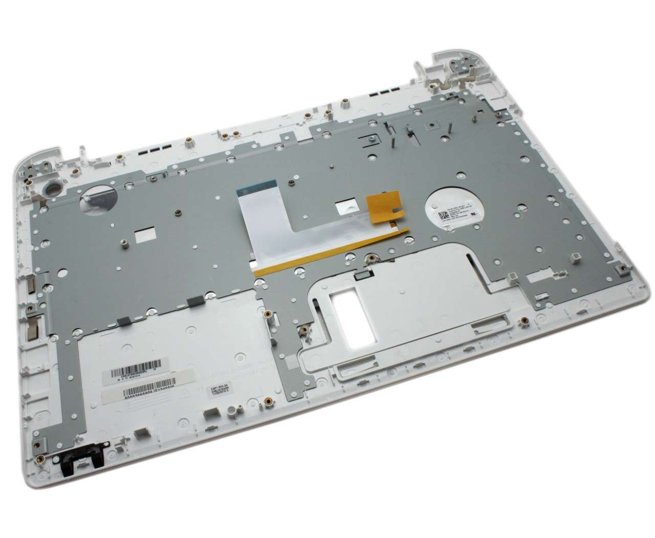 Tastatura Toshiba Satellite L50-B alba cu Palmrest alb fara touchpad