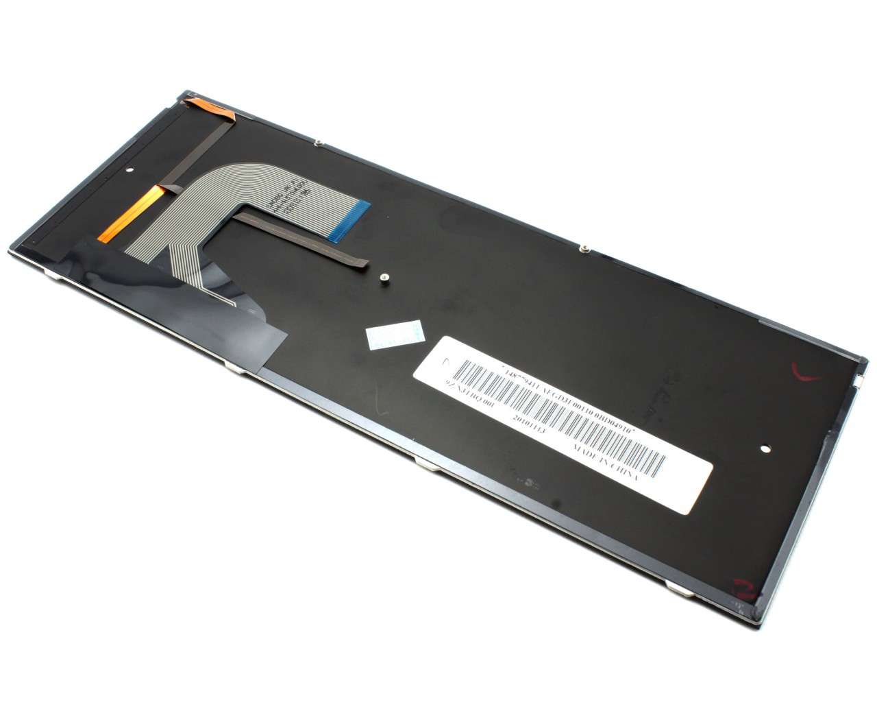 Tastatura Sony Vaio VPCS1100C Neagra cu Rama Gri iluminata backlit