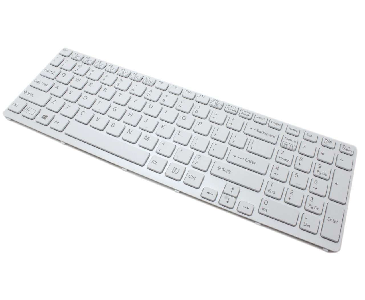 Tastatura Sony Vaio SVE1711V1E alba iluminata backlit