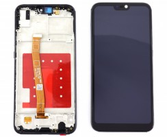 Ansamblu Display LCD + Touchscreen Huawei P20 Lite OEM cu Rama Black Negru . Ecran + Digitizer Huawei P20 Lite OEM cu Rama Black Negru