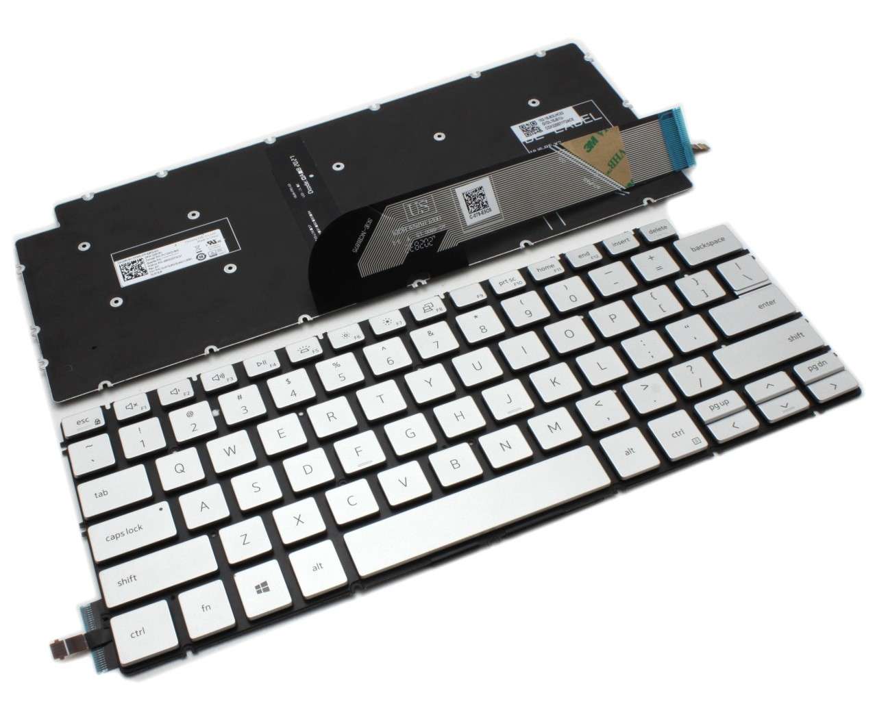 Tastatura Dell DLM18J63USJ4421/J6981 Argintie iluminata backlit